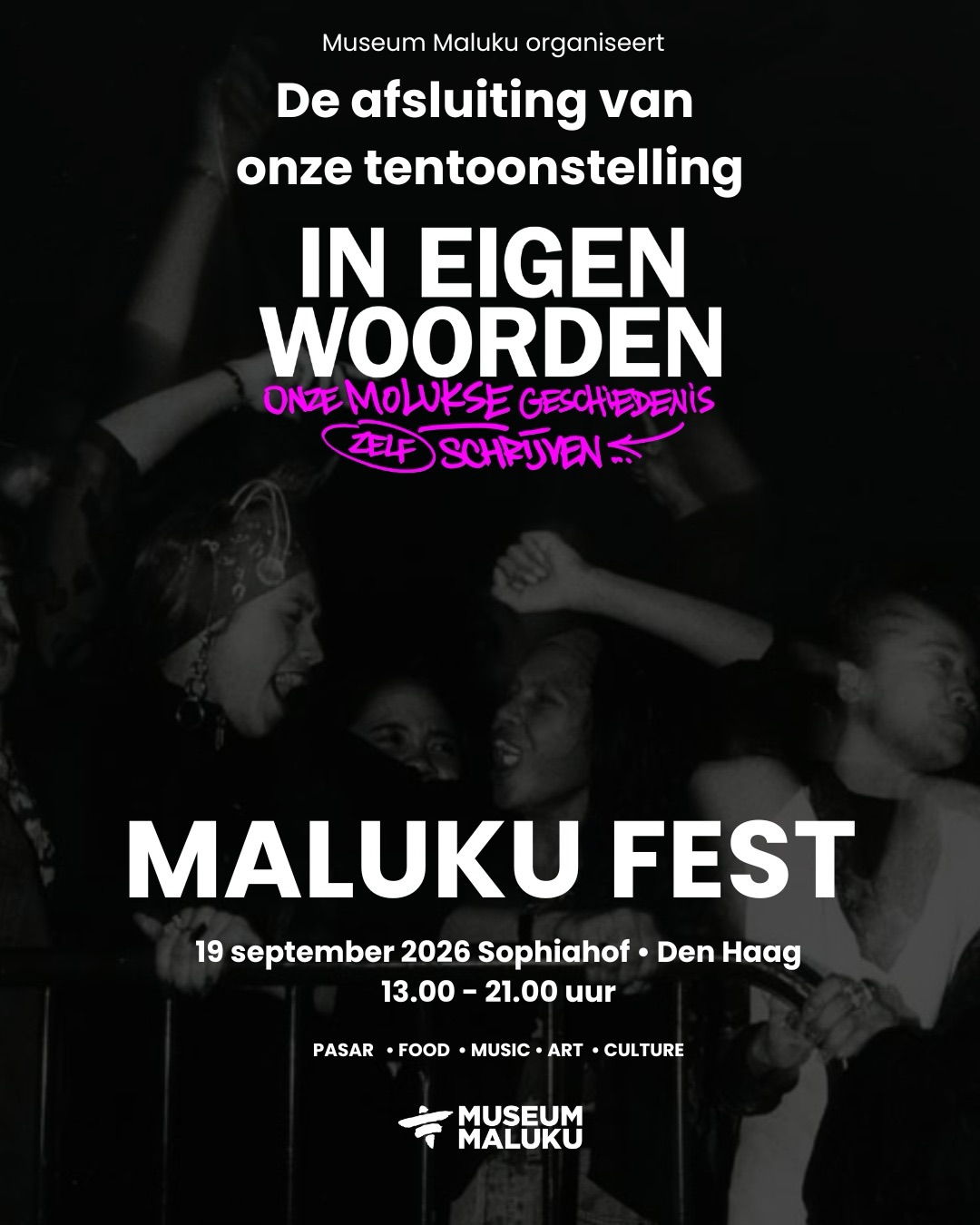Instagrambeeld bij Op zaterdag 19 september sluiten we de tentoonstelling In Eigen Woorden…