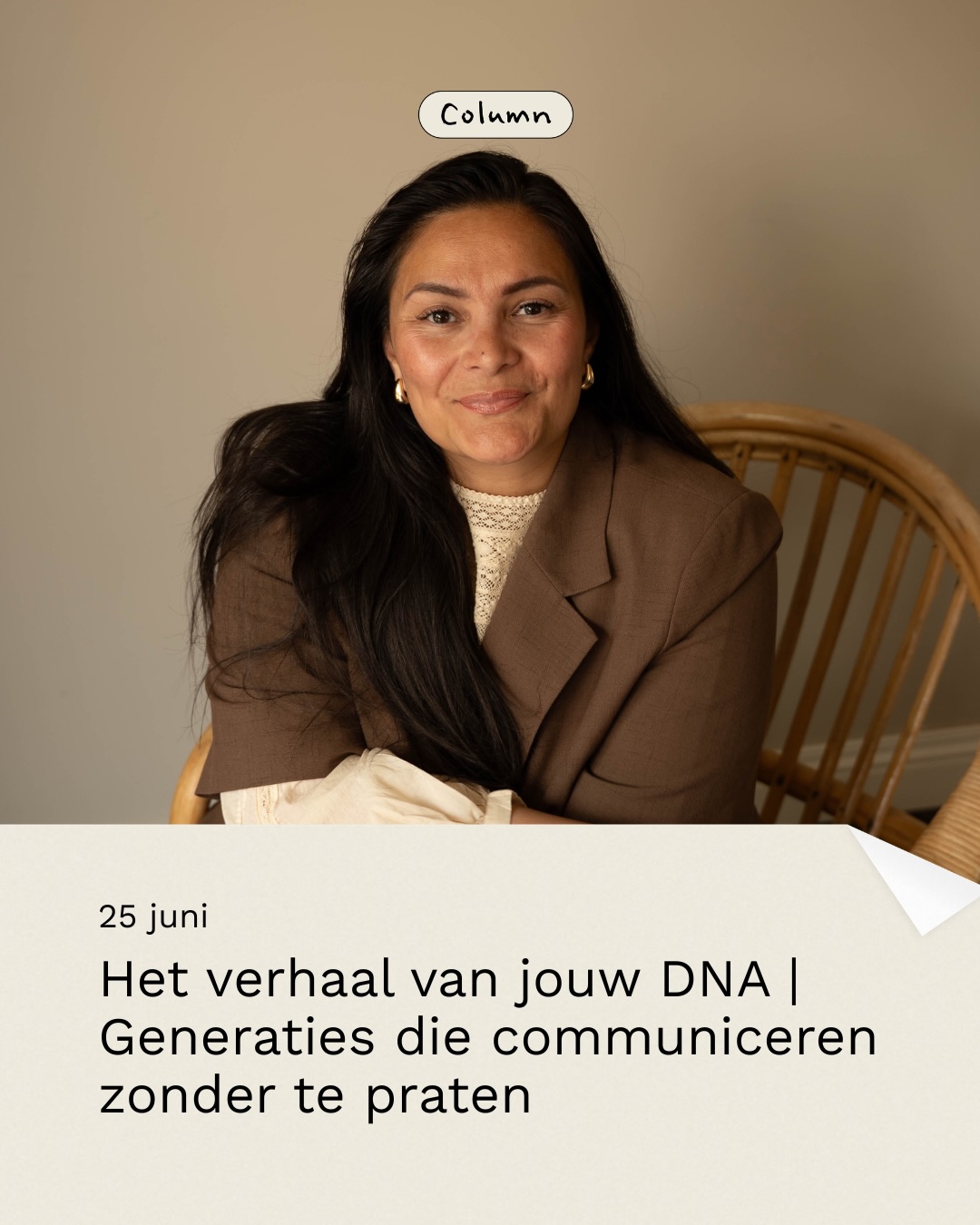 Instagrambeeld bij Stel je voor dat we allemaal geboren worden met een dataset. Een…