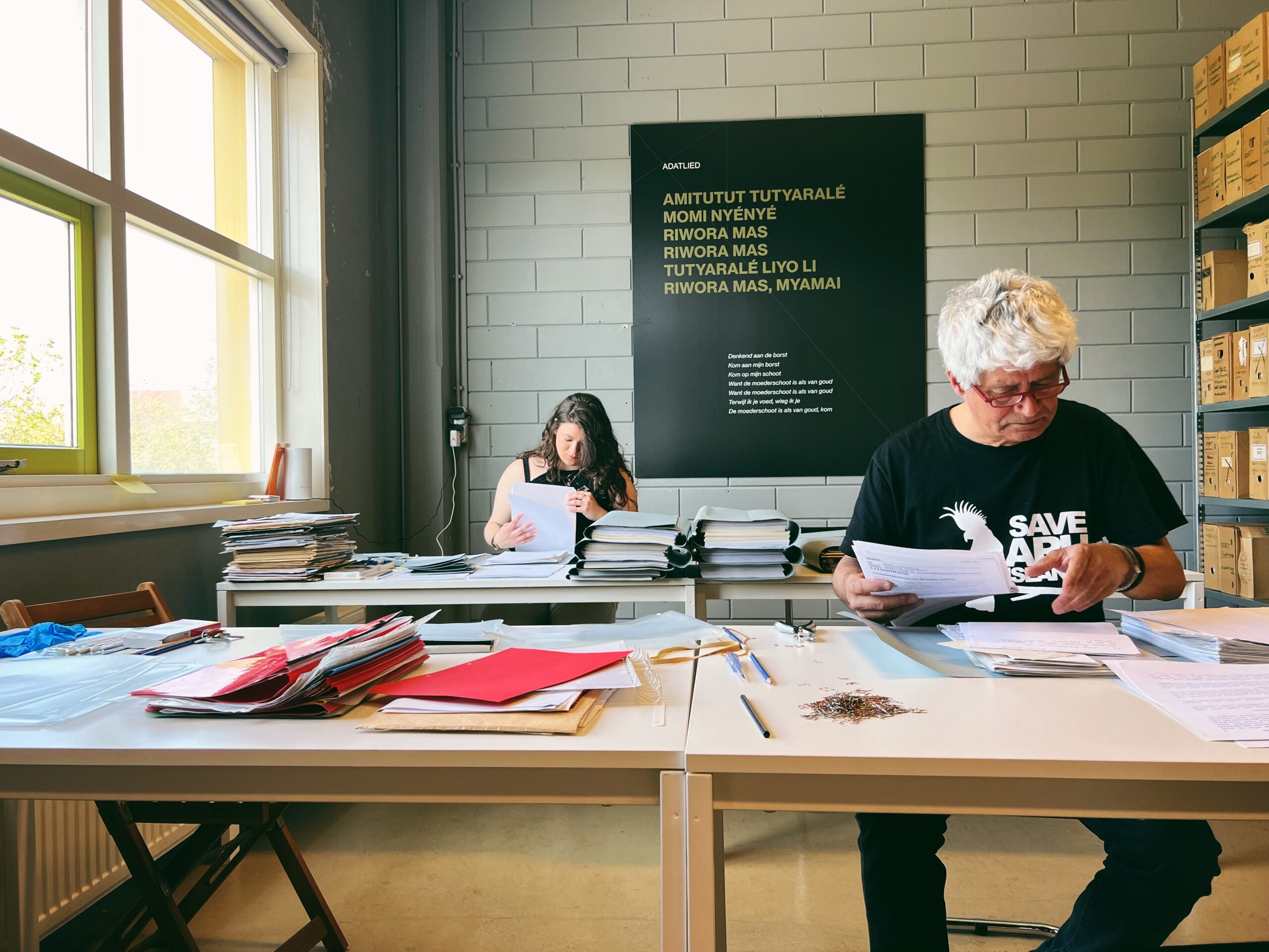 Archiefruimte, Caro Matulessya, Rotterdam, Museum Maluku, Archivaris, Huib Akihary