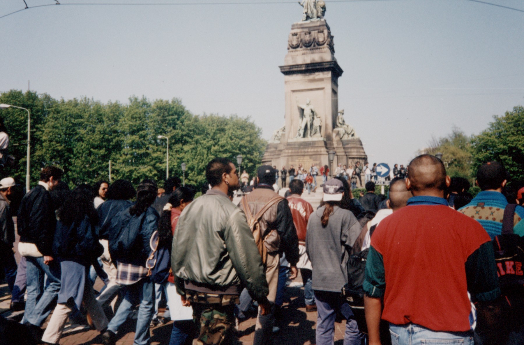 Jongerendemonstratie 1995 plein 1813 Den Haag
